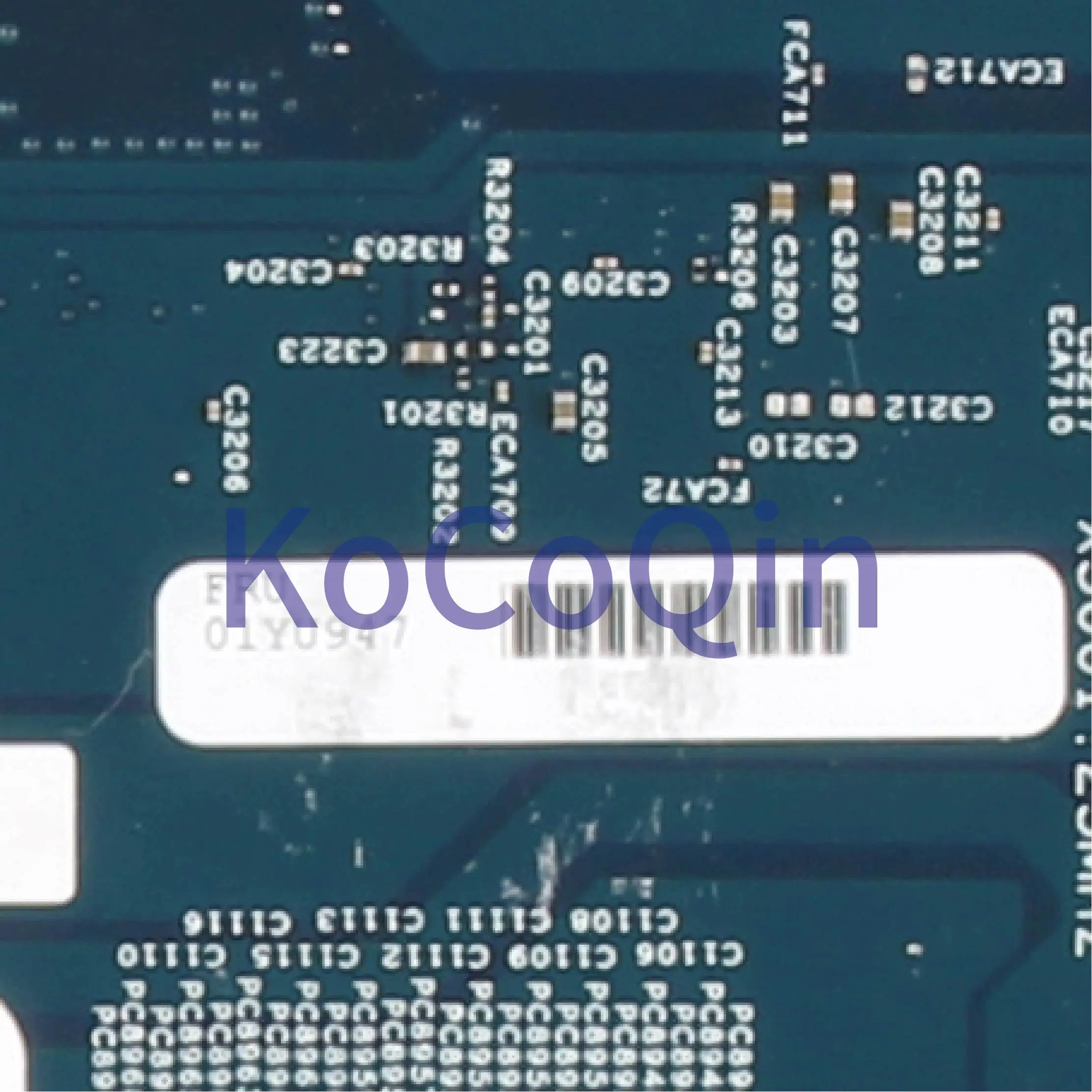 Greatest KoCoQin Laptop motherboard For LENOVO Thinkpad X1 SR3YY I7-8750H Mainboard 01YU947 17870-1 448.0DY0