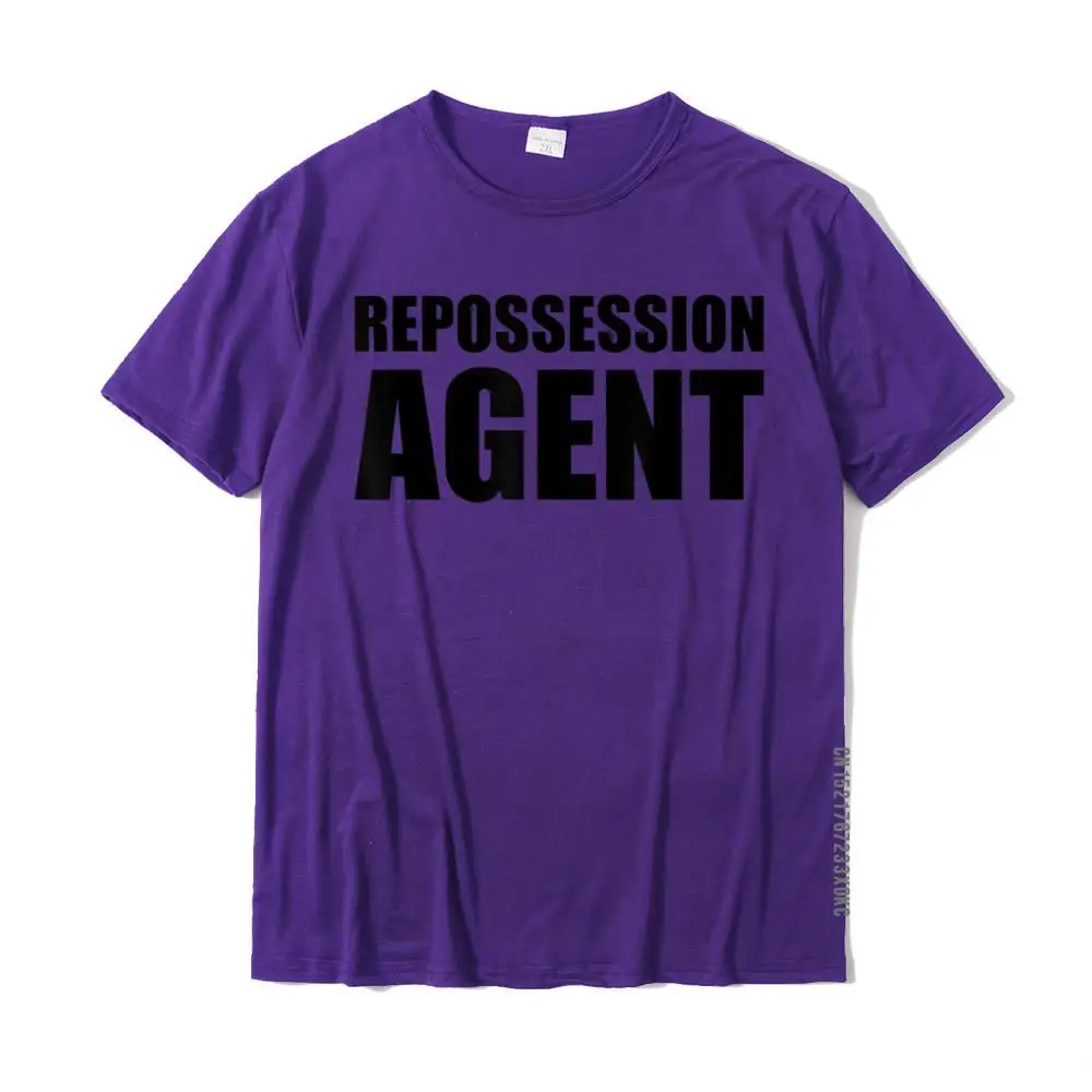 Hip Hop Mens T-Shirt Summer Printed On Tops T Shirt 100% Cotton Short Sleeve Camisa Tops & Tees O Neck Free Shipping Repossession Agent Work Gear for Asset Recovery T-Shirt__MZ21819 purple