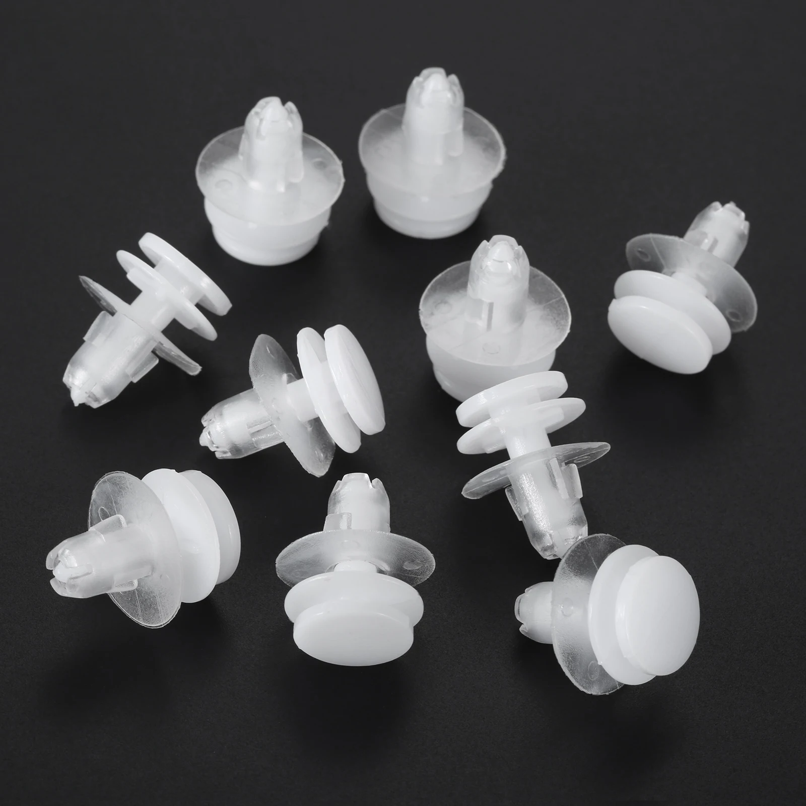 10Pcs Nylon Door Panel Push Type Retainer Clips 6505539-AA for