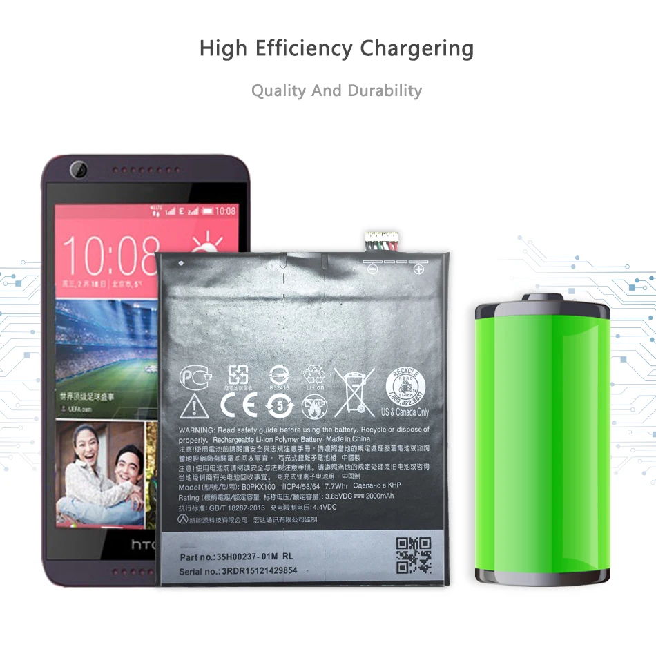 Аккумулятор мобильного телефона для htc Desire 626 D626W D626T 626G 626S D262W D262D A32 сменный аккумулятор BOPKX100 2000mAh