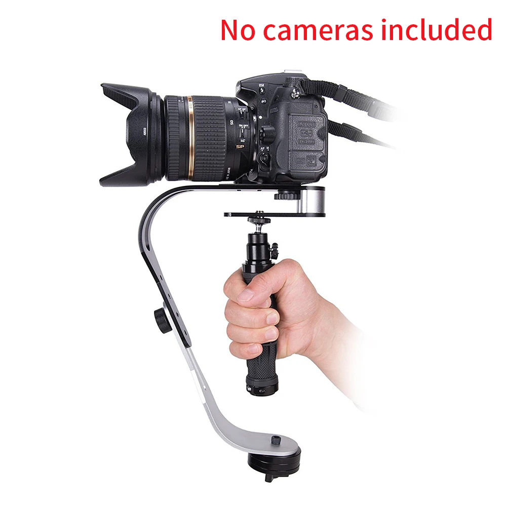 Curved Design Video Handheld Camcorder DV Camera Stabilizer Aluminum Alloy For SLR Gimbal Portable Universal Easy Mount