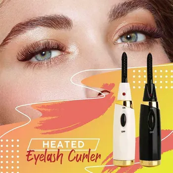 

Portable Heated Eyelash Curler Lady Lash Applicator Nature Curl Style Lash Curler Eye Lashes Makeup Tools Wholesale