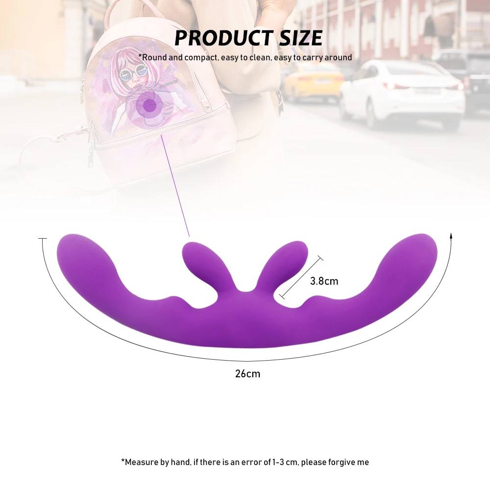 EXVOID двойная головка пениса силиконовый G spot массажер простаты без вибраторов