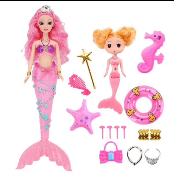 Swimming Mermaid Princess Doll Girls Toy Play Set Birthday Gift Children New
