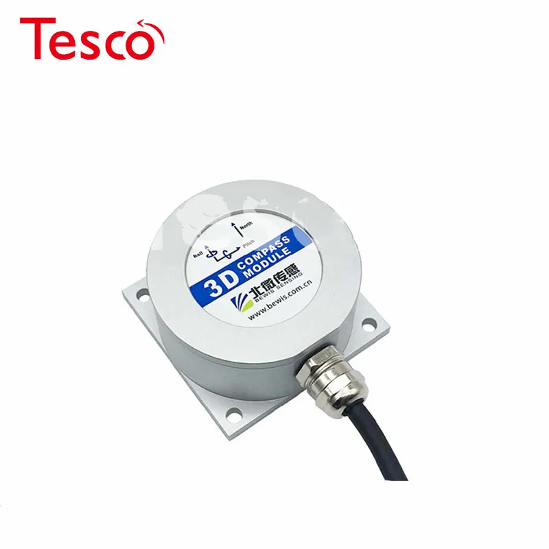 

Protractor High Heading Accuracy 0.5 Degree 3D Digital Magnetic Compass Pitch Roll Yaw Sensor RS232 RS485 TTL Output
