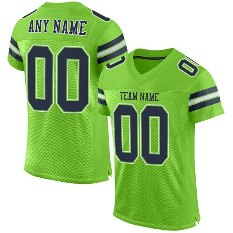 Customized Football Jersey Print Team Name/Number Design Breathable Mesh Cool Soft  Shirts for Male/Child Rugby Jersey Any Color