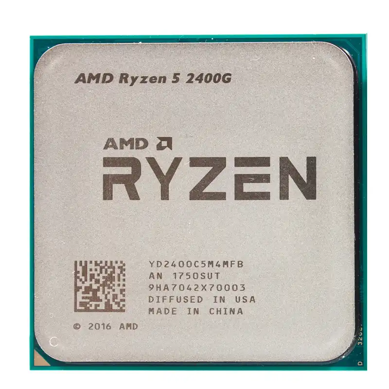 AMD CPU Ryzen 5 2400G YD2400C5FBBOX【新品！】 Amazon.com: AMD Ryzen 5 2400G Processor with Radeon RX Vega