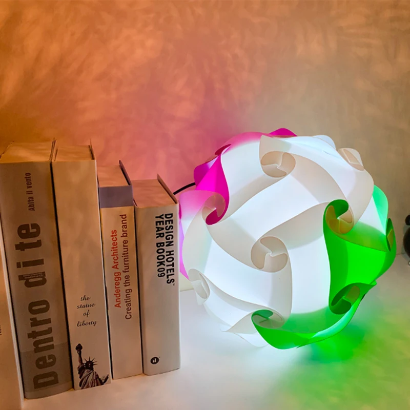 DIY современный шар Новинка IQ лампа-головоломка подвесной светильник диам. 30 см