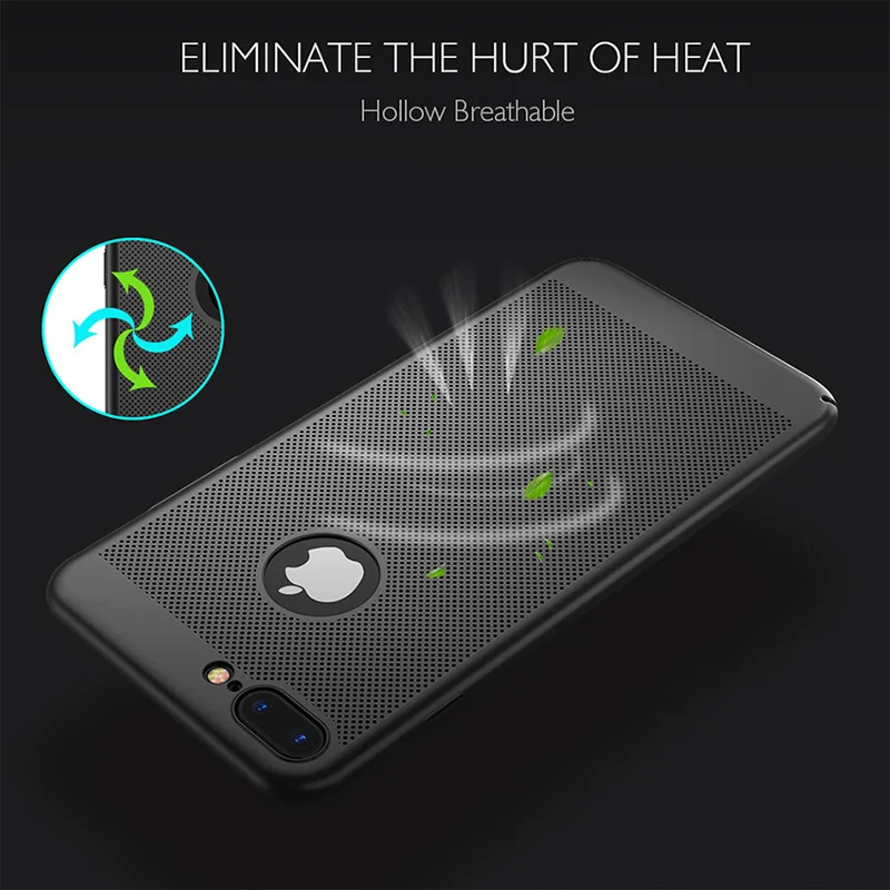 Breathable Air Vent Grid Cooling Phone Case