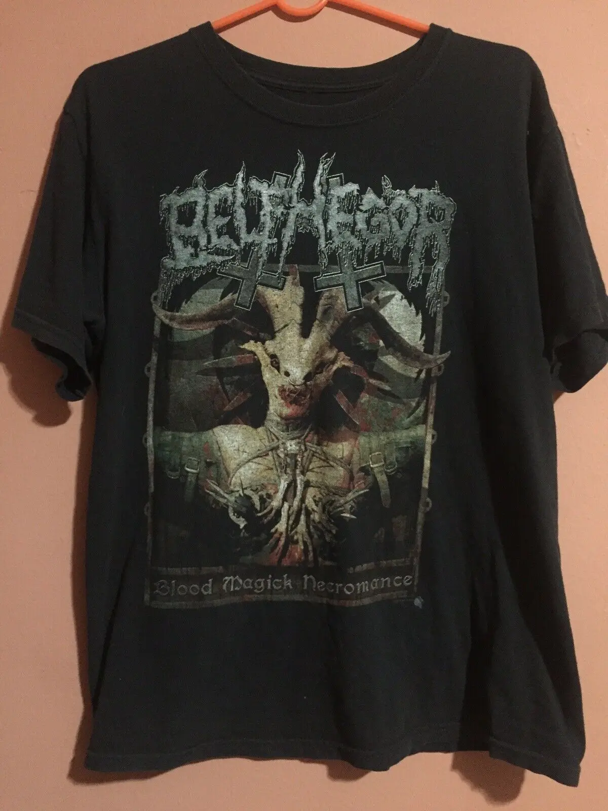 Belphegor Blood Magick Necromance Ufficiale Merch Black Death Metal Taglia Rara M