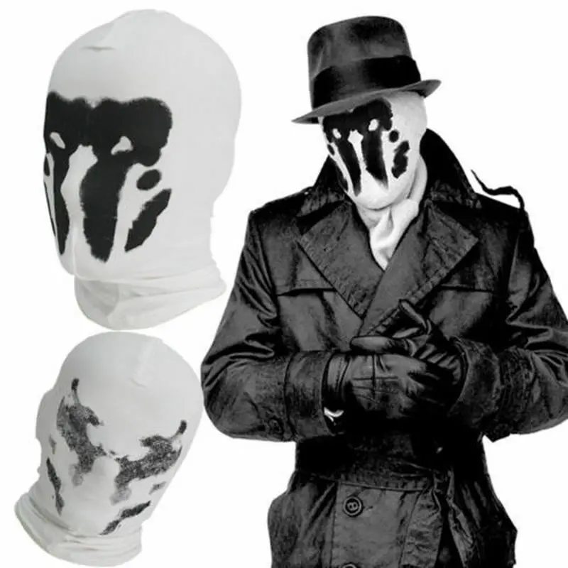 Rorschach Inkblot Watchman Costume Version Balaclava Cosplay Face Mask US1 