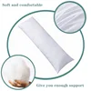 60x180cm Long Dakimakura Hugging Body Pillow Inner Insert Anime Body Pillow Core White Pillow Interior Cushion Enough Filling 3