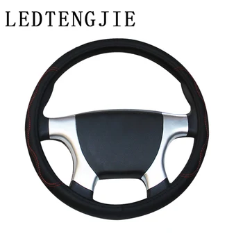 

Car Steering Wheel Cover 36 38 40 42 45 47 50 CM Faux Leather Embossed for Large Trucks and Buses Car Accessories Wheel Cover