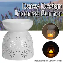 Керамический держатель для чайной свечи Ароматерапия Аромалампа распылитель подсвечник домашний декор белый