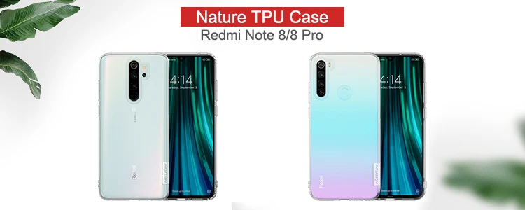 NILLKIN для Xiaomi redmi note 8 pro Чехол Силиконовый Гладкий протектор задняя крышка redmi note 8 чехол глобальная версия 6,3/6,53