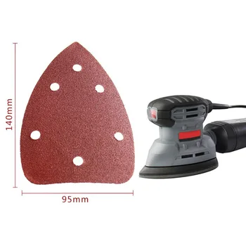 

80PCS Sanding Pads Discs Hook & Loop Triangle Sandpapers 140*90 Mm 40-400 Grit For Sanding Wood Plastic Metal Sandpapers