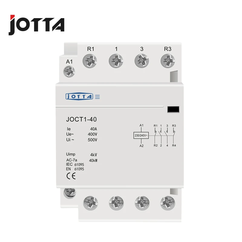 trilho din contator ac caseiro 4p 40a 01