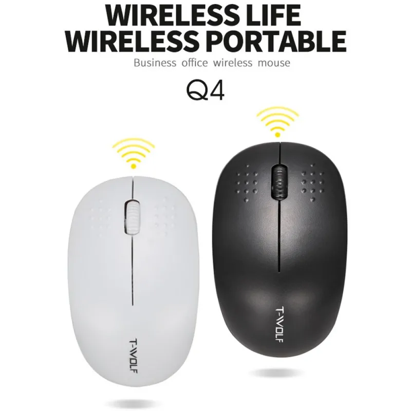 Portable Wireless 1600 DPI USB Optical Wireless Computer Mouse 2.4G Receiver Super Slim Mouse For PC Laptop