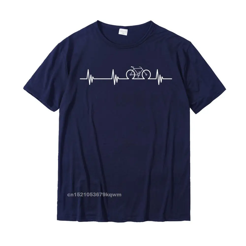  Male Top T-shirts Casual Casual Tops T Shirt Cotton Fabric O-Neck Short Sleeve Casual T Shirt April FOOL DAY Drop Shipping Cycling Heartbeat T-Shirt- Bicycle Love Biking Shirt Gifts T-Shirt__5082 navy