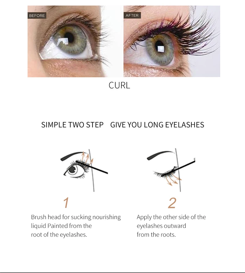 Hot Eyelash Enhancer Eyelash Serum Eyelash Growth Serum Treatment Natural Herbal Medicine Eye Lashes Mascara Lengthening Longer