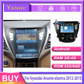 

Android car GPS Navigation For-hyundai Avante elantra 2012-2015 Vertical Screen auto car Radio player car Dvd Player Car Stereo