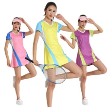 Летние платья для тенниса, бадминтона, быстросохнущие дышащие брюки-кюлоты, одежда для тенниса, спортивная одежда