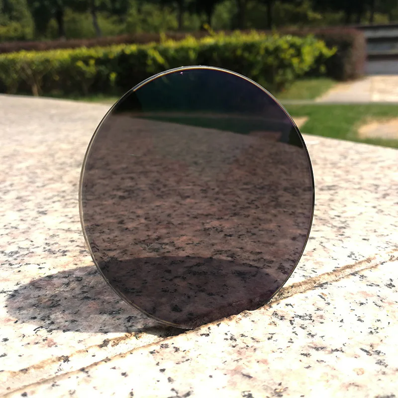 US $28.50 Vazrobe Customized 156 161 167 Index Photochromic Glasses Lenses Resin Lens Change To Grey Brown Anti Polar Uv400 Transition