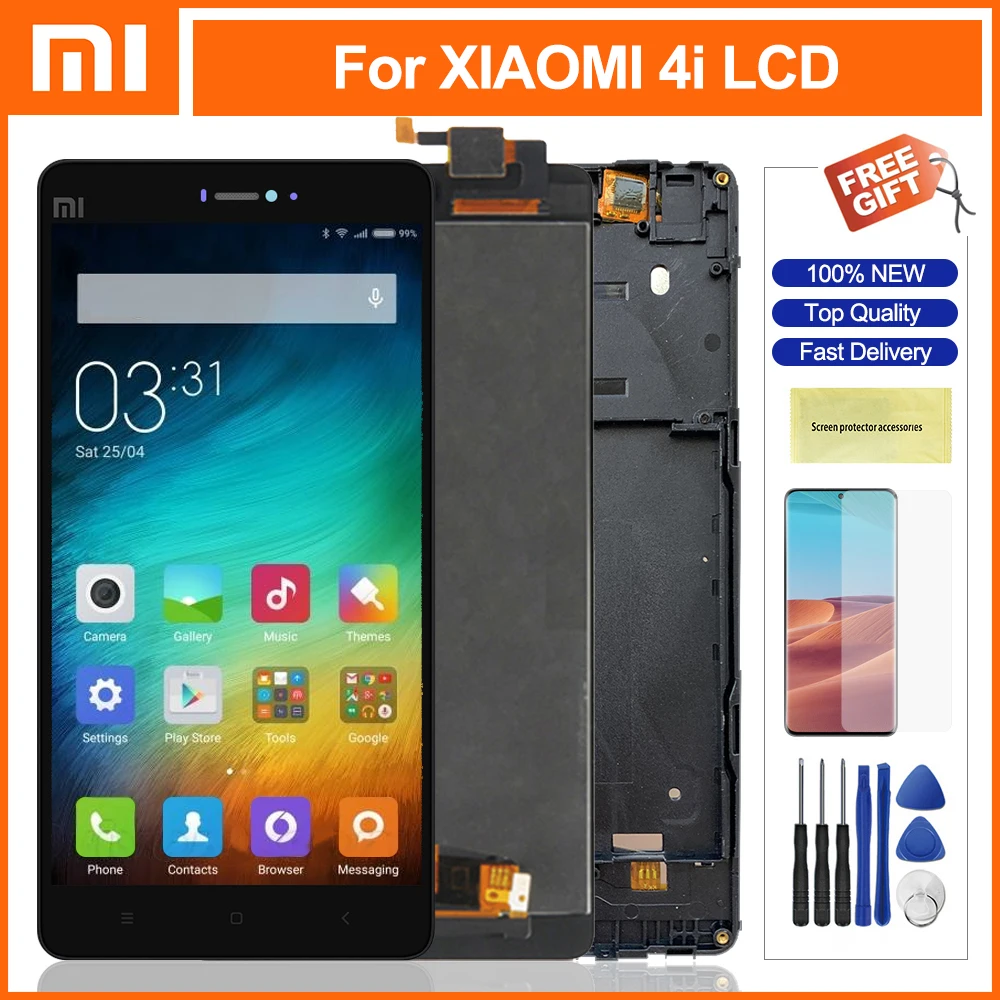 ЖК-дисплей 5 0 дюйма для Xiaomi Mi 4i с сенсорным экраном и дигитайзером сменный экран