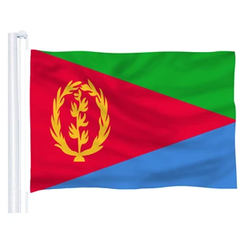 

2018 the hot sales of the Eritrea(ER) Flag Polyester Flag 5*3 FT 150*90 CM All color Logos