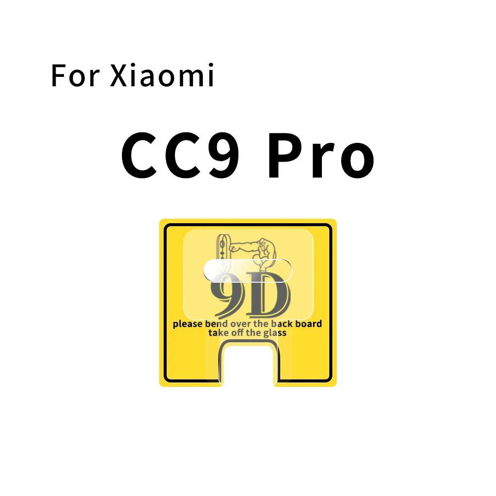 Закаленное стекло 9D для объектива камеры Xiaomi Mi 9 10 Lite защита экрана задней мягкое