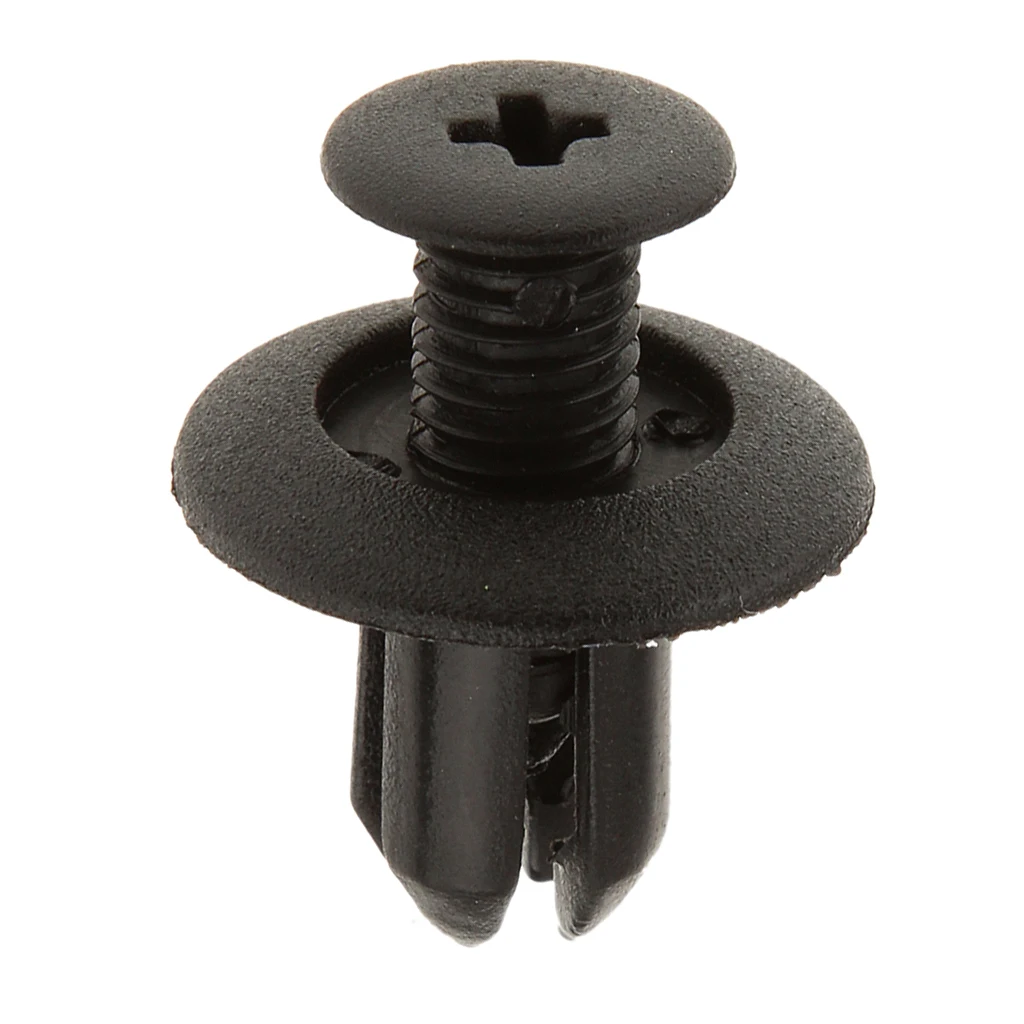 20Pcs 8mm Hole Auto Bumper Fastener Rivet Retainer Push Engine Cover Car Door Trim Panel Clips For Kia for Honda for Mitsubishi