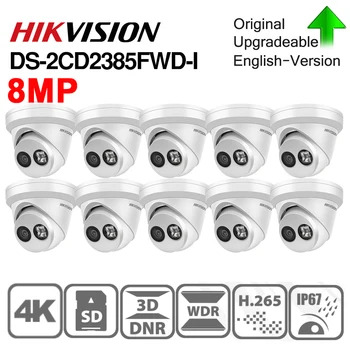 

Hikvision 8MP CCTV Camera DS-2CD2385FWD-I Network IR 30m Dome Turret IP Camera POE H.265 security camera IP67, IK10