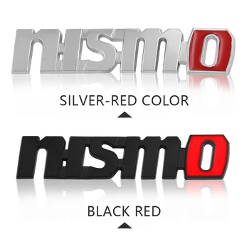 

For Nissan Nismo Tiida Teana Qashqai Juke X trail Note Almera Skyline 3D Metal Car Logo Sticker Auto Badge Emblem Decal Styling