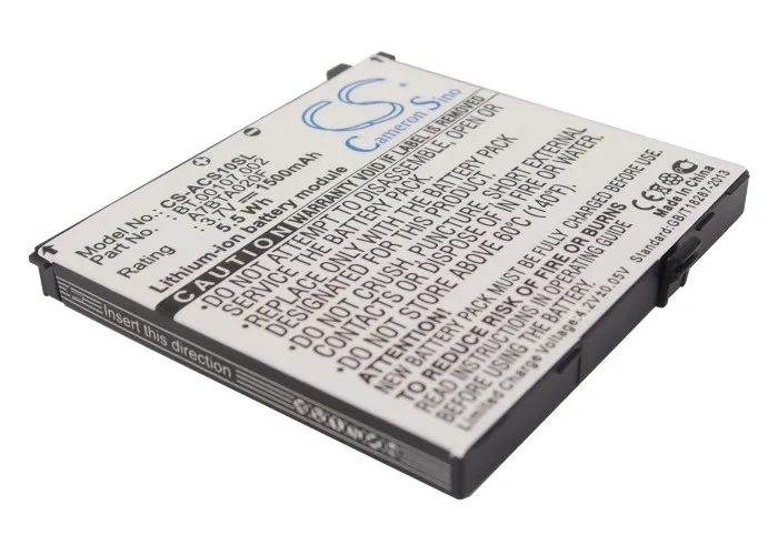 Обновленная батарея Cameron Sino для acer A7BTA020F Liquid, A1, Liquid E, Liquid E Plus, Liquid E400 1500 mAh/5.6Wh