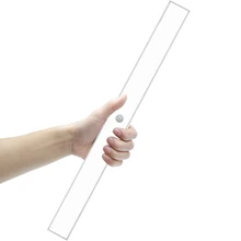 Новейшая 40 см(15,75 дюйма) светодиодная подсветка под шкаф 1500mA ночник с датчиком движения магнитный для шкафа кухни wordrobe MR40