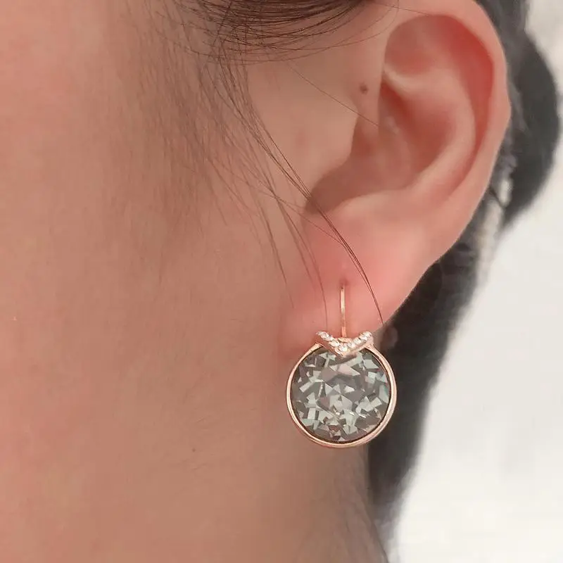Trend Crystal Fashion Drop Earring for Women Wedding Part High Quality Austrian Bella Designers Boucle D'oreille Gift | Украшения и
