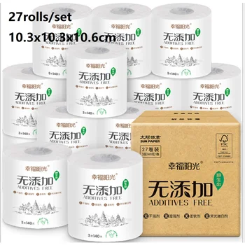 

Soft Toilet Roll Paper/Nepkin Tissue Rollss Draw Paper 3Layers Without Adjunct And Non-Smell Home Bathroom Kitchen Accessories