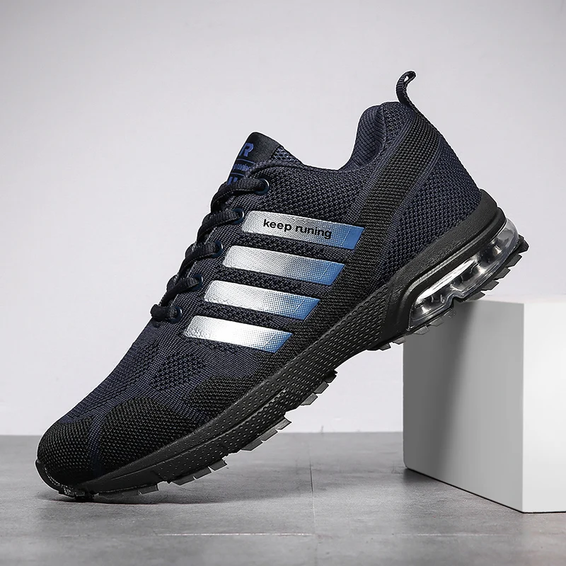 

New Listing Casual Shoes Men Black Red Four Season Men Shoes Air Mesh Breathable Fly Weave Male Shoes Outdoor Sneakers Men