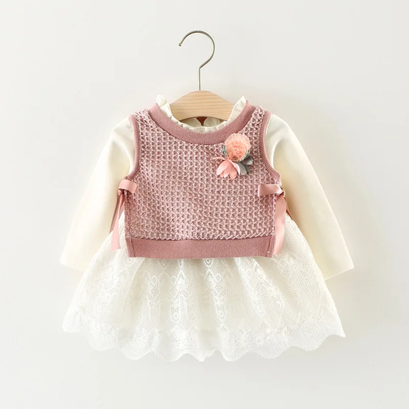 НОВЫЕ комплекты одежды для малышей с вышивкой; весенне-осенняя одежда для маленьких девочек из 2 предметов ; праздничное платье для девочек с принтом; платье принцессы; платье для новорожденных