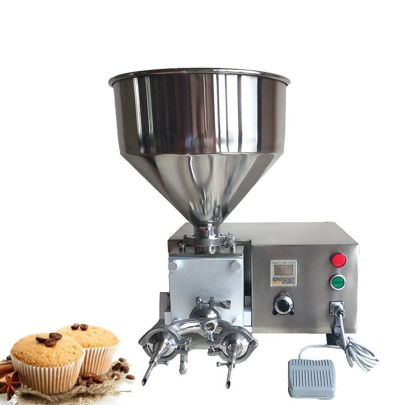

Stainless Steel Cup Cake Jam Filling Machine Bread Stick Chocolate Jam Cream Filling Machine