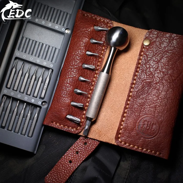 

A161 New product EDC Manual Titanium TC4 Palm Screwdriver Multifunction Set Screwdriver Gyro Compatible 4mm Bit