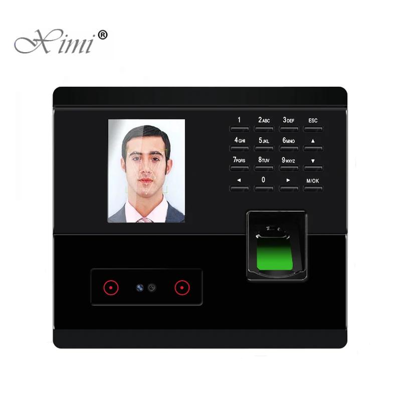 UF200 TCP/IP and USB Face And Fingerprint And Password Access control Time Attendance Time Clock Biometric Time Recording