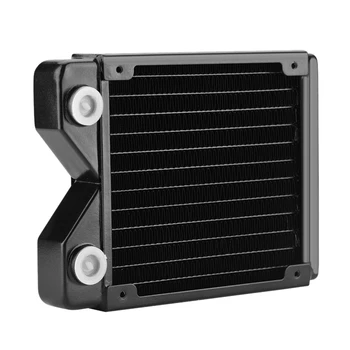 

Copper Heat Radiator,G1/4 Threads Heat Radiator Exchanger Water Cooling Computer Heat Sink with Excellent Heat Dissipation Abili
