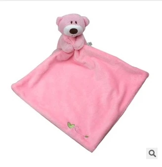 Red bear rattle Мягкая детская кроватка кровать коляска спиральная игрушка текстурированная Мобильная погремушки животные плюшевые игрушки Новорожденные развивающие полотенце для автокресла - Цвет: Red bear rattle