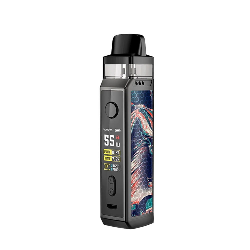 Оригинальный комплект VOOPOO VINCI X 70W Pod с двойной катушкой 0 96 дюймовый TFT цветной