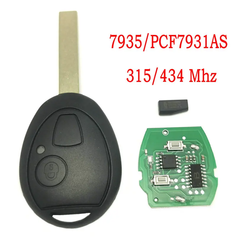 DATONG WORLD CAR REMOTE KEY FOR BMW MINI COOPER S R50 R53 ONE FULL 7935 PCF7930/31AS 315 MHZ 434 MHZ AUTO SMART RPLACE BLANK KEY