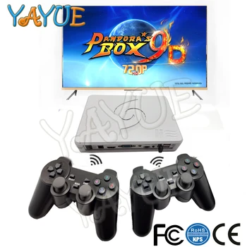 

Pandora Box 9D 2500 in 1 motherboard 2 Players Wired Gamepad and Wireless Gamepad Set Usb connect joypad have 3D games Tekken