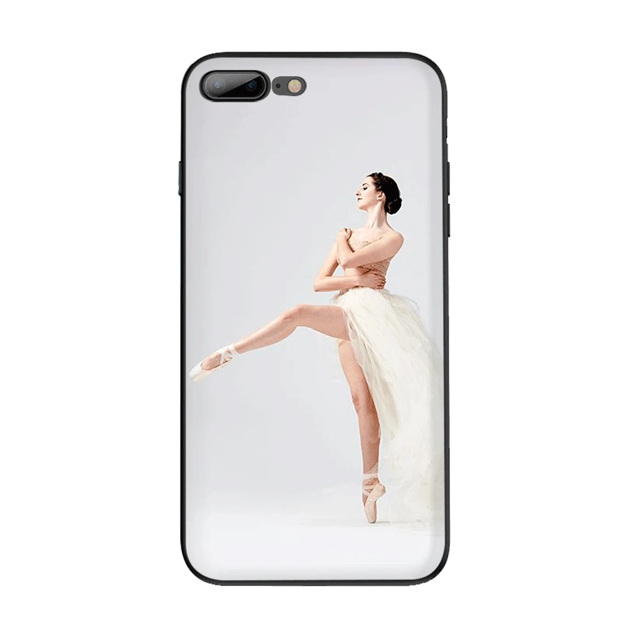 Мобильный чехол для телефона TPU для iPhone 11 Pro X XR XS Max iPhone 7 8 6 6s Plus SE 5 5S чехол балетная обувь