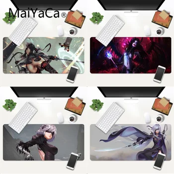 

Funny NieR Automata sexy girl Office Mice Gamer Soft Mouse Pad Gaming Mouse Mat xl xxl 800x300mm for Lol world of warcraft