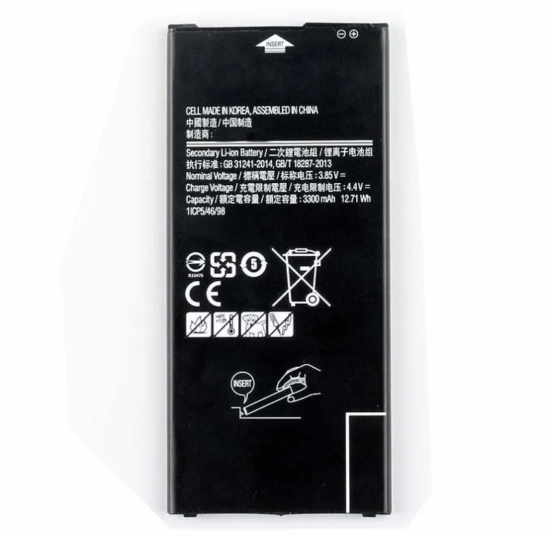 

1x 3300mAh EB-BG610ABE Replacement Battery For Galaxy J7 Prime On7 2016 G610 G615 G6100 J7 Prime 2 J7 Max J6 Plus / J4 Plus A710